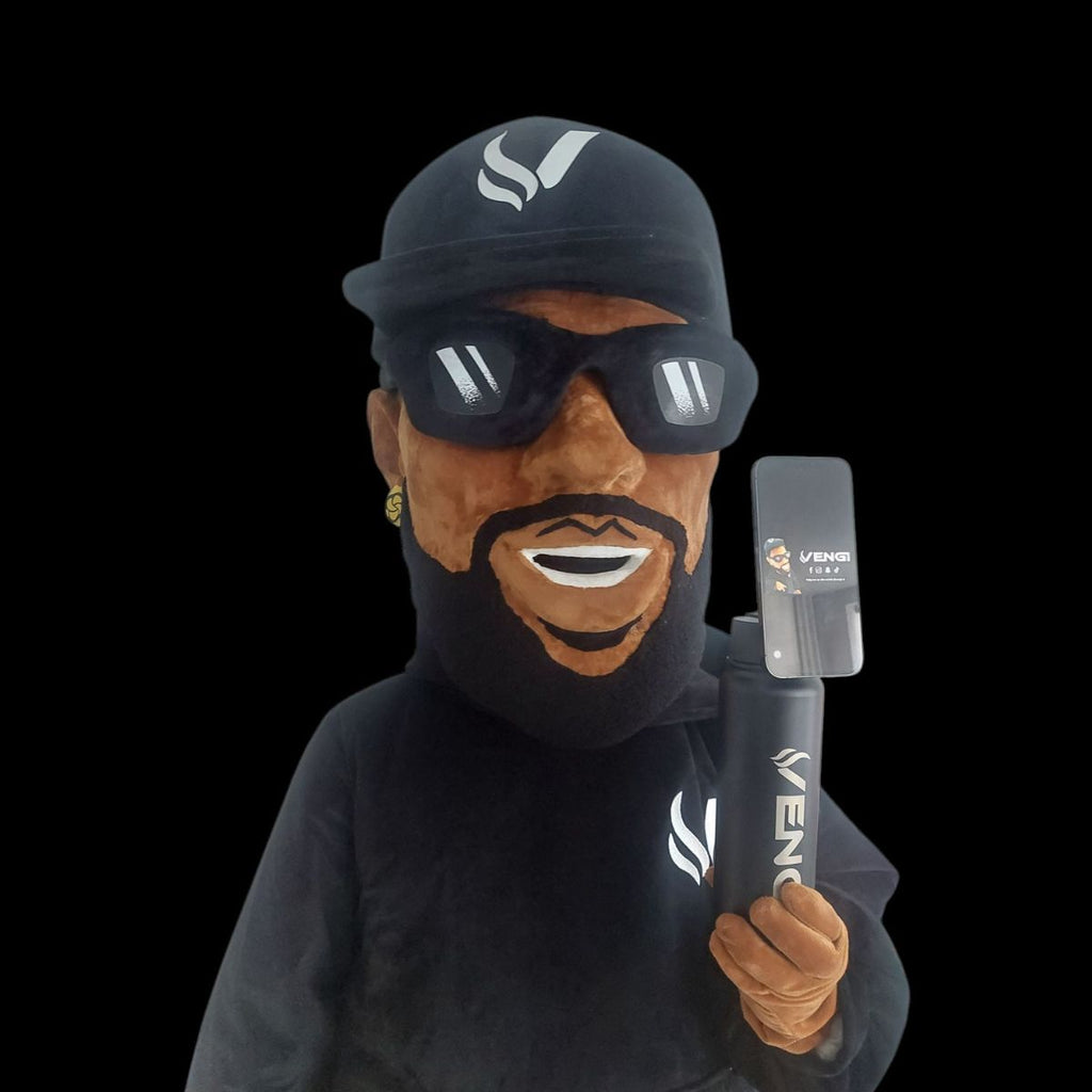 Aqua-bottle met magnetische mobiele telefoonhouder